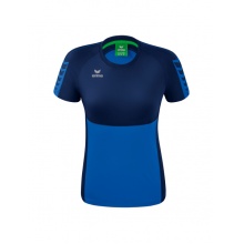 Erima Sport-Shirt Six Wings (100% Polyester, tailored cut, quick-drying) royal blue/navy blue Women